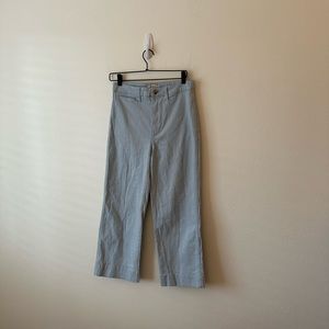 Madewell Slim Emmett Crop Wide Leg Speckled Pants Size 27